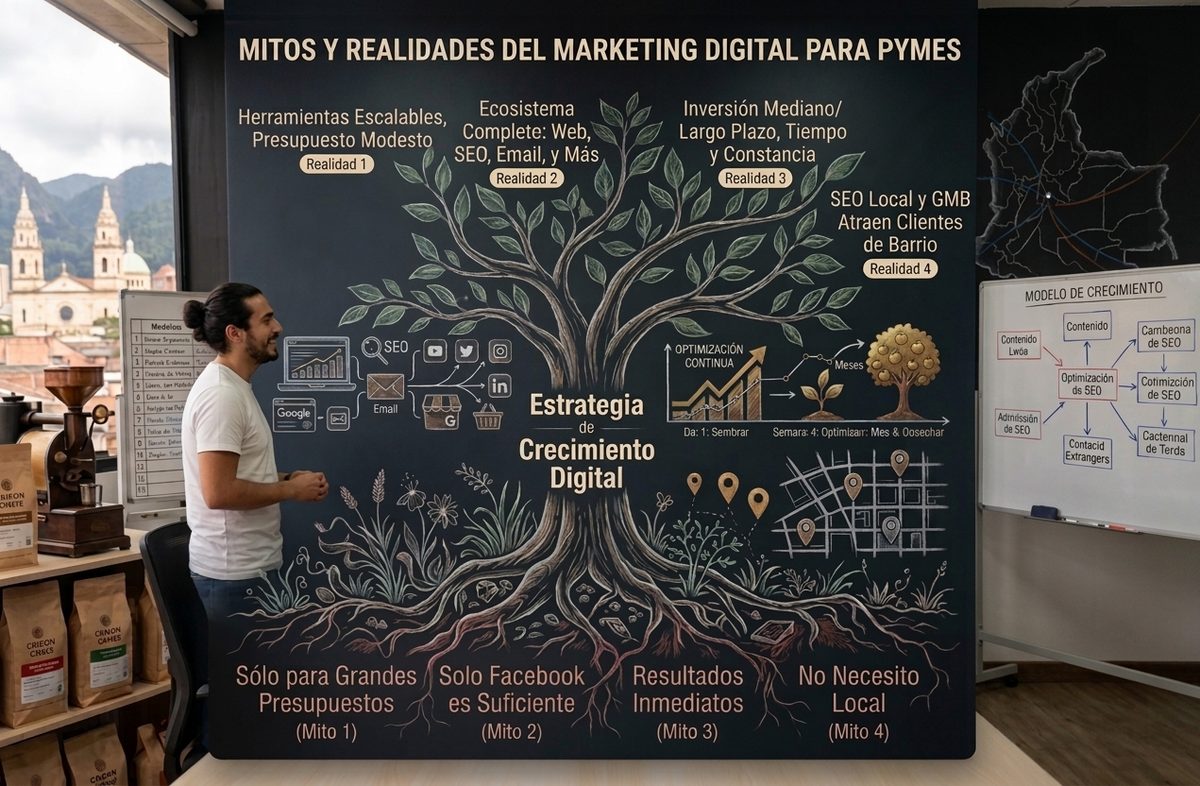 Desmintiendo mitos sobre el marketing digital para pymes
